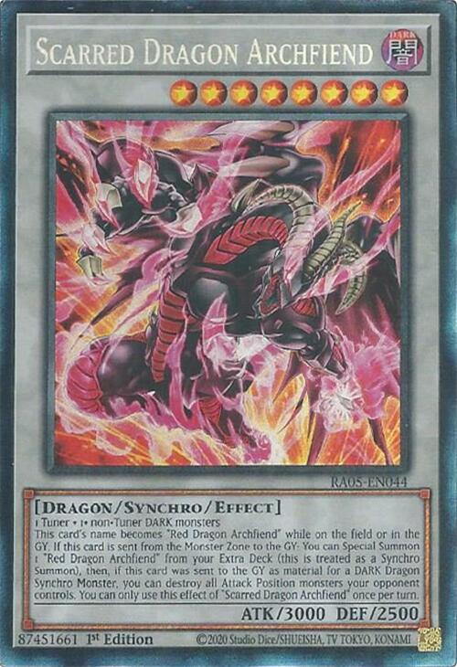 Scarred Dragon Archfiend (Collector's Rare) [RA05-EN044] Collector's Rare Yu-Gi-Oh!