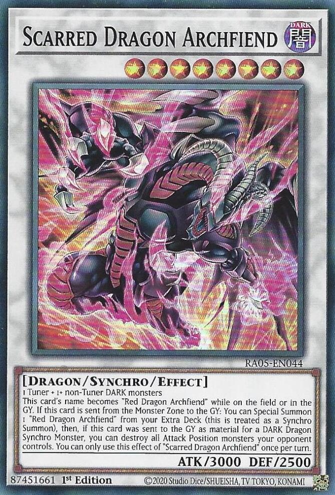 Scarred Dragon Archfiend [RA05-EN044] Super Rare Yu-Gi-Oh!