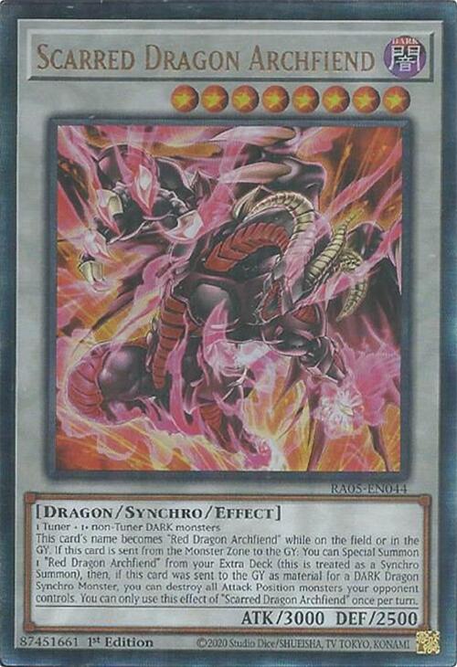 Scarred Dragon Archfiend (Ultimate Rare) [RA05-EN044] Ultimate Rare Yu-Gi-Oh!