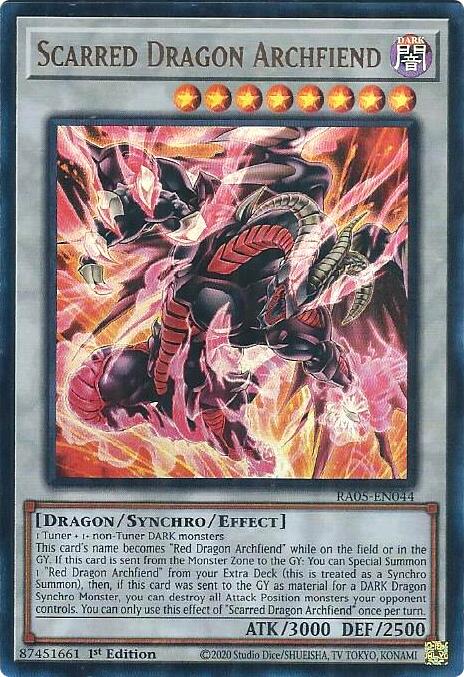 Scarred Dragon Archfiend (Ultra Rare) [RA05-EN044] Ultra Rare Yu-Gi-Oh!