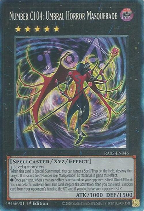 Number C104: Umbral Horror Masquerade (Collector's Rare) [RA05-EN046] Collector's Rare Yu-Gi-Oh!