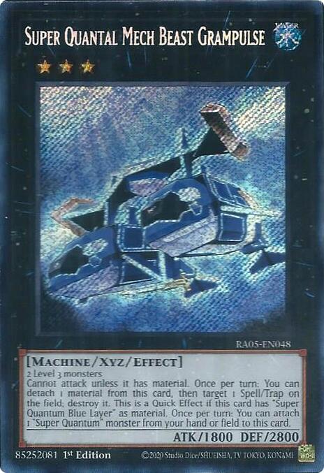 Super Quantal Mech Beast Grampulse (Secret Rare) [RA05-EN048] Secret Rare Yu-Gi-Oh!