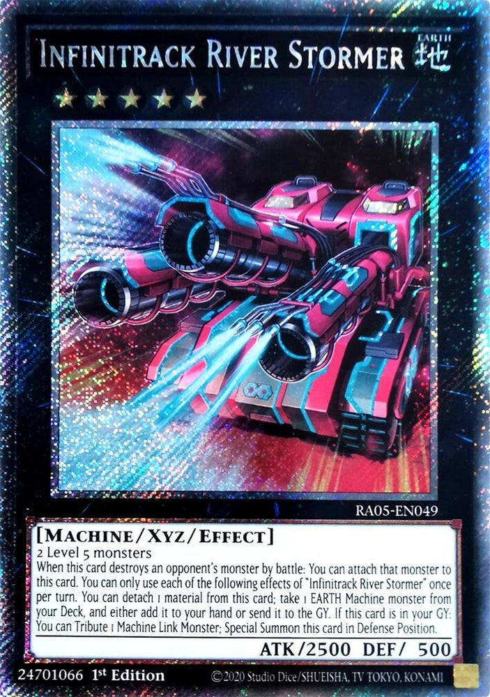 Infinitrack River Stormer (Platinum Secret Rare) [RA05-EN049] Platinum Secret Rare Yu-Gi-Oh!