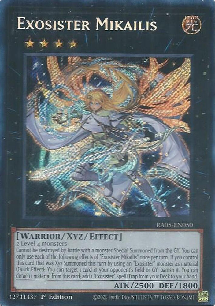 Exosister Mikailis (Secret Rare) [RA05-EN050] Secret Rare Yu-Gi-Oh!