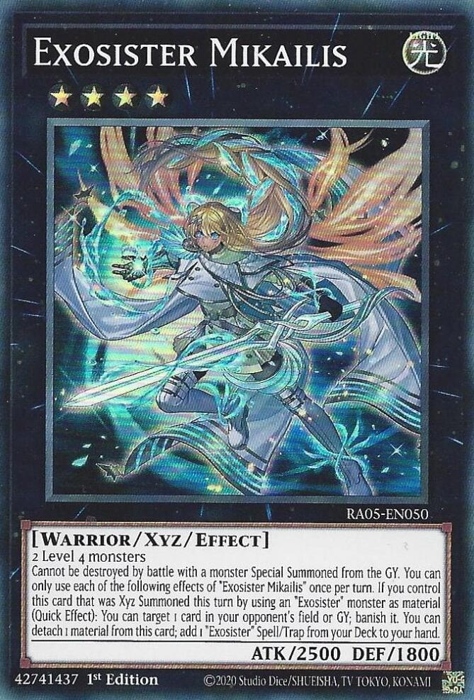 Exosister Mikailis [RA05-EN050] Super Rare Yu-Gi-Oh!