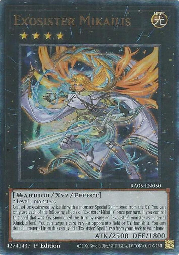 Exosister Mikailis (Ultimate Rare) [RA05-EN050] Ultimate Rare Yu-Gi-Oh!