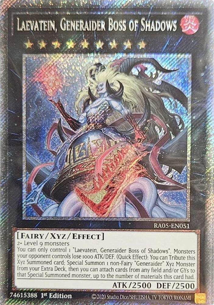 Laevatein, Generaider Boss of Shadows (Platinum Secret Rare) [RA05-EN051] Platinum Secret Rare Yu-Gi-Oh!