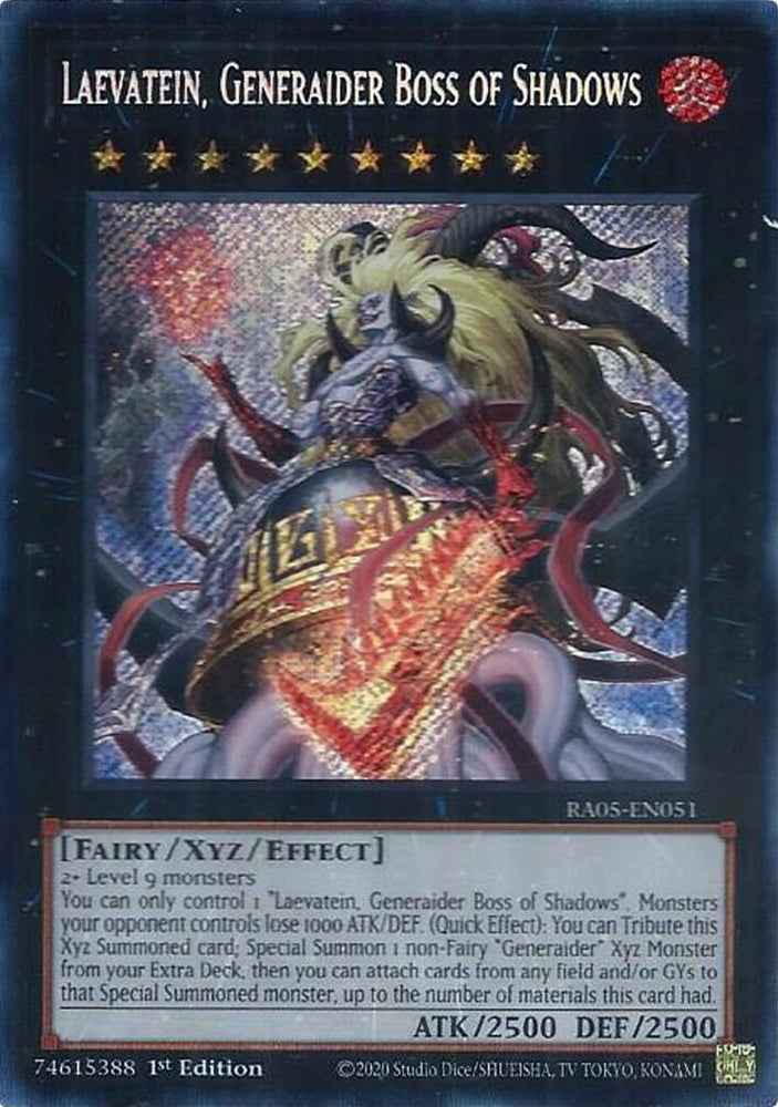 Laevatein, Generaider Boss of Shadows (Secret Rare) [RA05-EN051] Secret Rare Yu-Gi-Oh!
