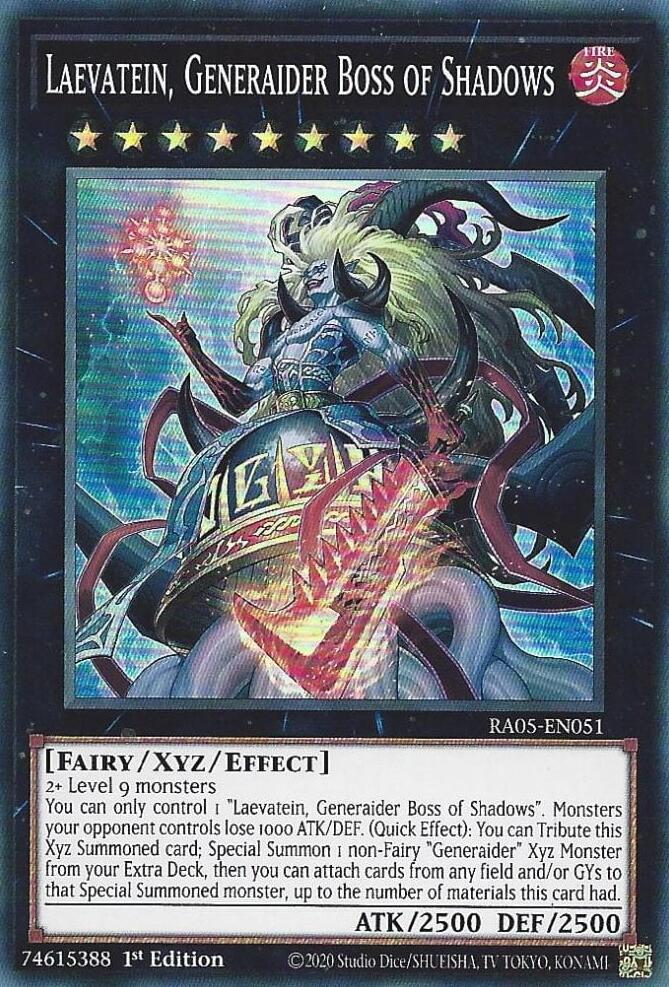 Laevatein, Generaider Boss of Shadows [RA05-EN051] Super Rare Yu-Gi-Oh!