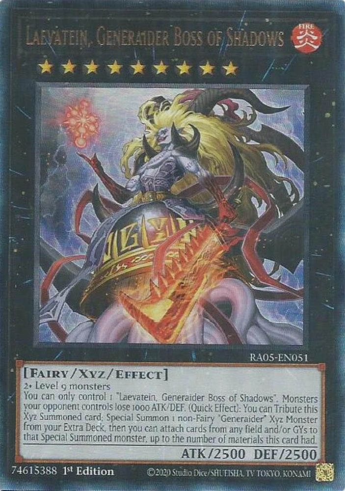 Laevatein, Generaider Boss of Shadows (Ultimate Rare) [RA05-EN051] Ultimate Rare Yu-Gi-Oh!