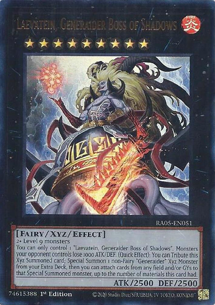 Laevatein, Generaider Boss of Shadows (Ultra Rare) [RA05-EN051] Ultra Rare Yu-Gi-Oh!