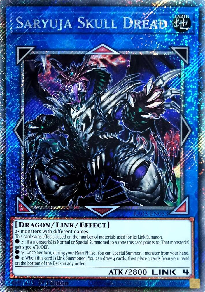 Saryuja Skull Dread (Platinum Secret Rare) [RA05-EN053] Platinum Secret Rare Yu-Gi-Oh!