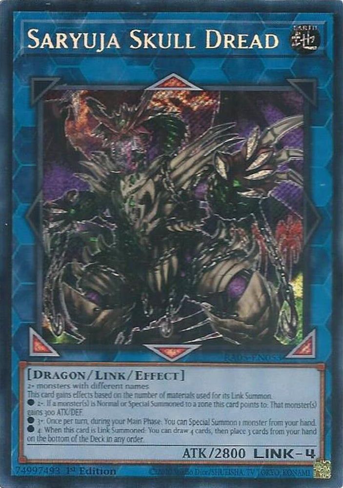 Saryuja Skull Dread (Secret Rare) [RA05-EN053] Secret Rare Yu-Gi-Oh!