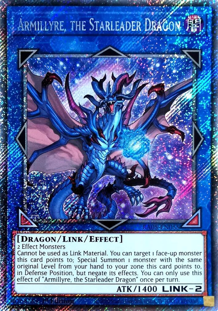 Armillyre, the Starleader Dragon (Platinum Secret Rare) [RA05-EN055] Platinum Secret Rare Yu-Gi-Oh!