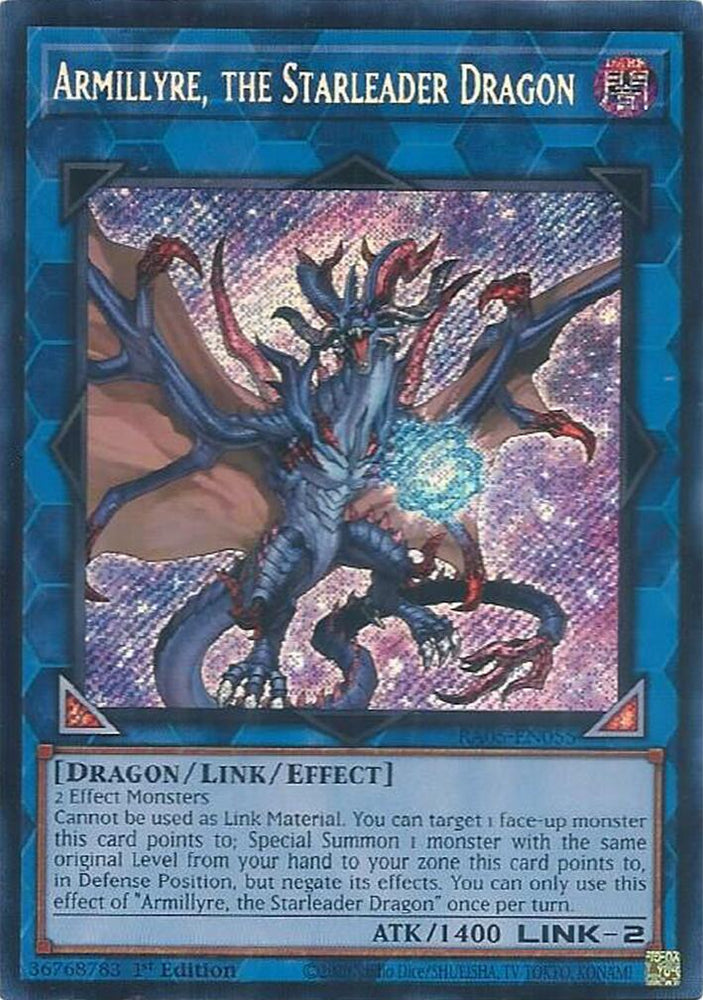 Armillyre, the Starleader Dragon (Secret Rare) [RA05-EN055] Secret Rare Yu-Gi-Oh!