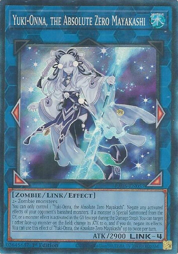 Yuki-Onna, the Absolute Zero Mayakashi (Collector's Rare) [RA05-EN057] Collector's Rare Yu-Gi-Oh!
