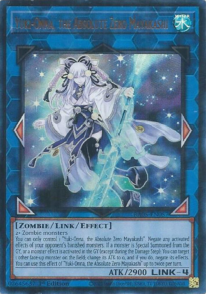 Yuki-Onna, the Absolute Zero Mayakashi (Ultra Rare) [RA05-EN057] Ultra Rare Yu-Gi-Oh!