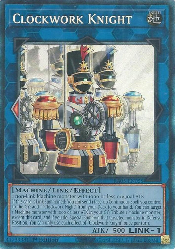 Clockwork Knight (Collector's Rare) [RA05-EN058] Collector's Rare Yu-Gi-Oh!