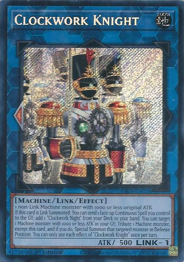 Clockwork Knight (Secret Rare) [RA05-EN058] Secret Rare Yu-Gi-Oh!