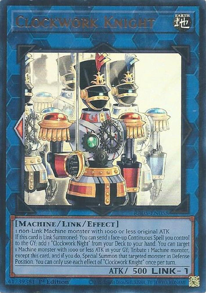 Clockwork Knight (Ultra Rare) [RA05-EN058] Ultra Rare Yu-Gi-Oh!