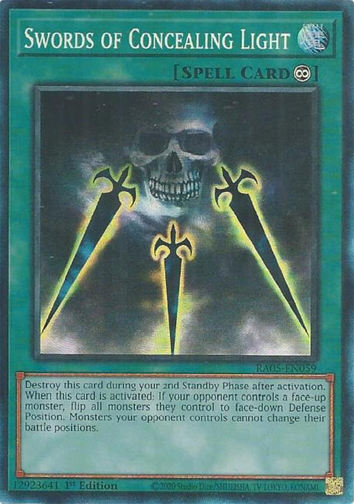 Swords of Concealing Light (Collector's Rare) [RA05-EN059] Collector's Rare Yu-Gi-Oh!