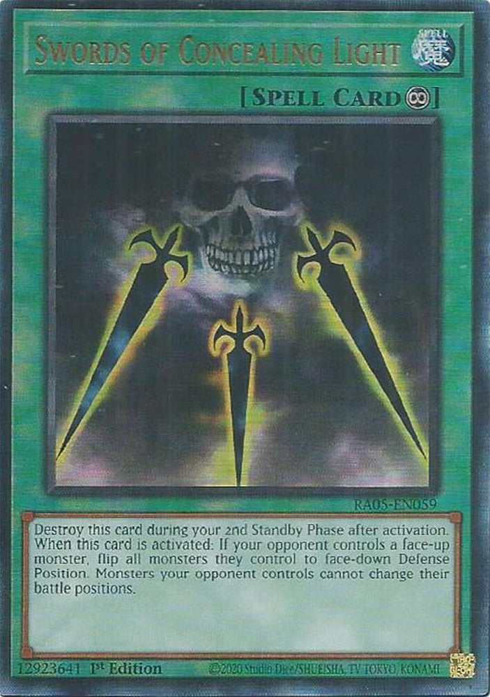 Swords of Concealing Light (Ultimate Rare) [RA05-EN059] Ultimate Rare Yu-Gi-Oh!