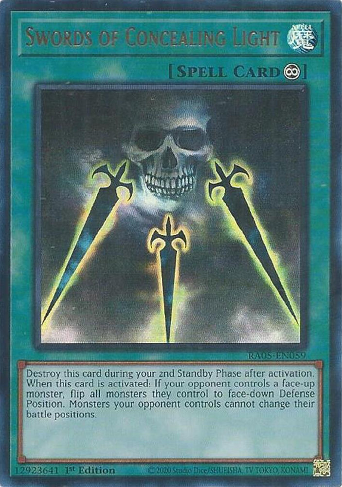 Swords of Concealing Light (Ultra Rare) [RA05-EN059] Ultra Rare Yu-Gi-Oh!