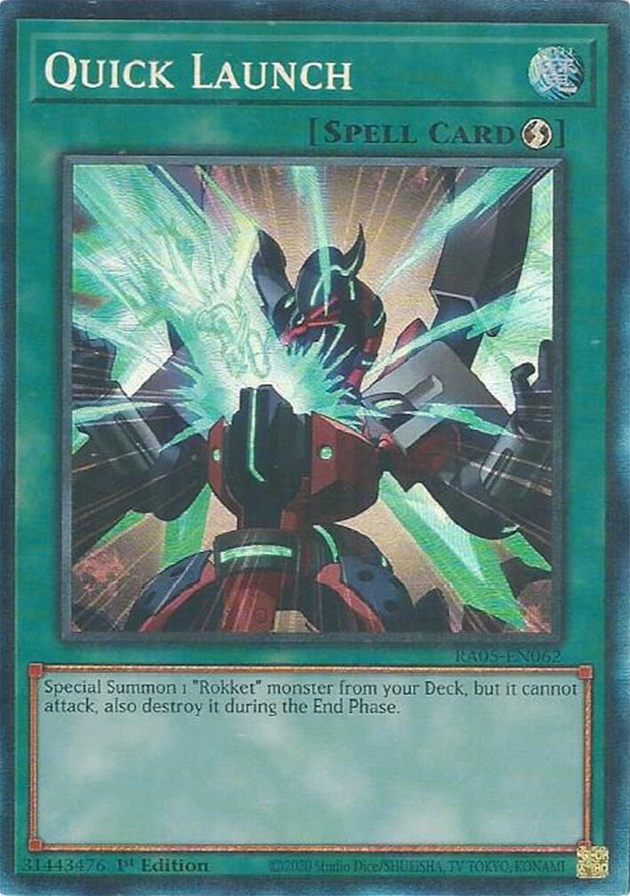 Quick Launch (Collector's Rare) [RA05-EN062] Collector's Rare Yu-Gi-Oh!