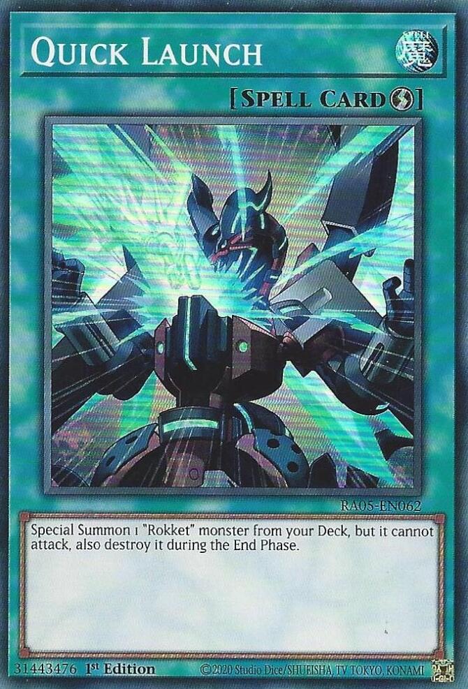Quick Launch [RA05-EN062] Super Rare Yu-Gi-Oh!