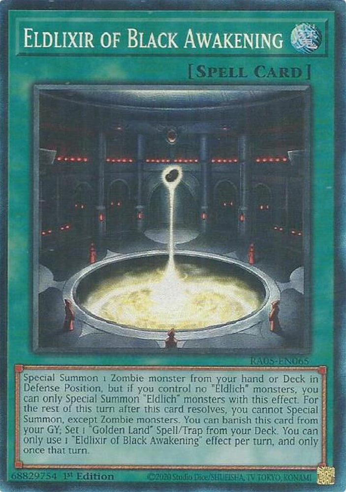 Eldlixir of Black Awakening (Collector's Rare) [RA05-EN065] Collector's Rare Yu-Gi-Oh!