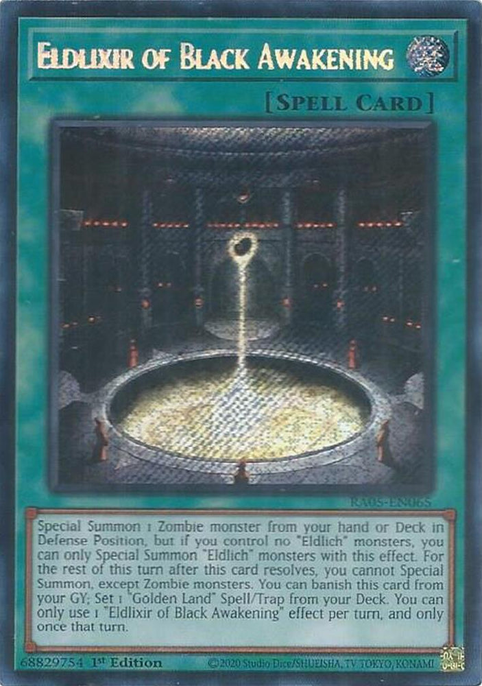Eldlixir of Black Awakening (Secret Rare) [RA05-EN065] Secret Rare Yu-Gi-Oh!