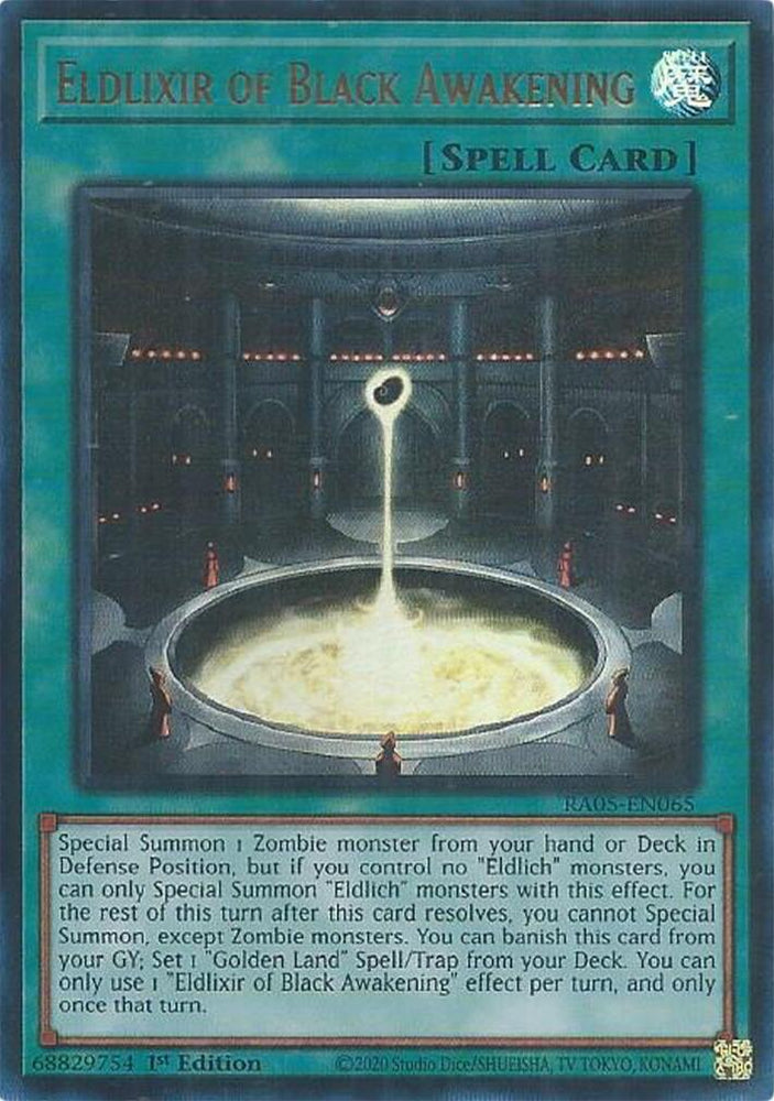 Eldlixir of Black Awakening (Ultra Rare) [RA05-EN065] Ultra Rare Yu-Gi-Oh!