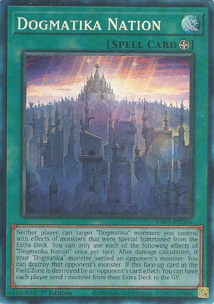 Dogmatika Nation (Collector's Rare) [RA05-EN066] Collector's Rare Yu-Gi-Oh!