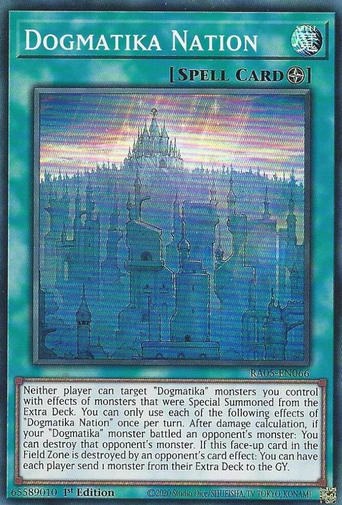 Dogmatika Nation [RA05-EN066] Super Rare Yu-Gi-Oh!