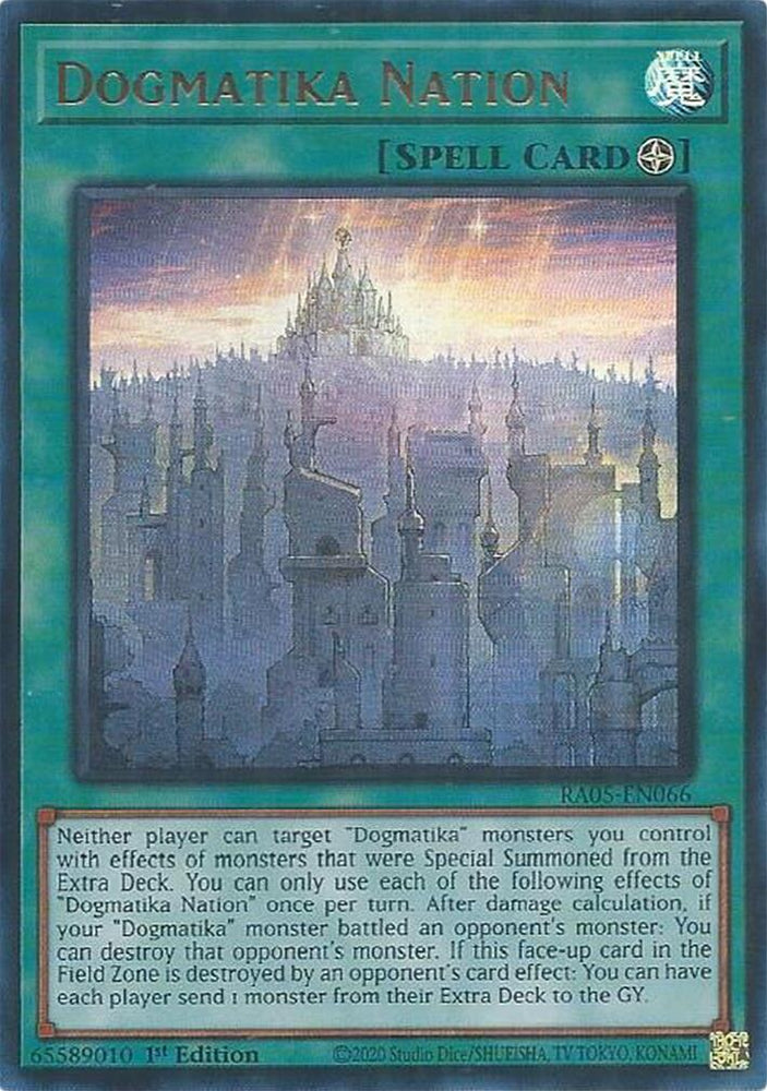 Dogmatika Nation (Ultra Rare) [RA05-EN066] Ultra Rare Yu-Gi-Oh!