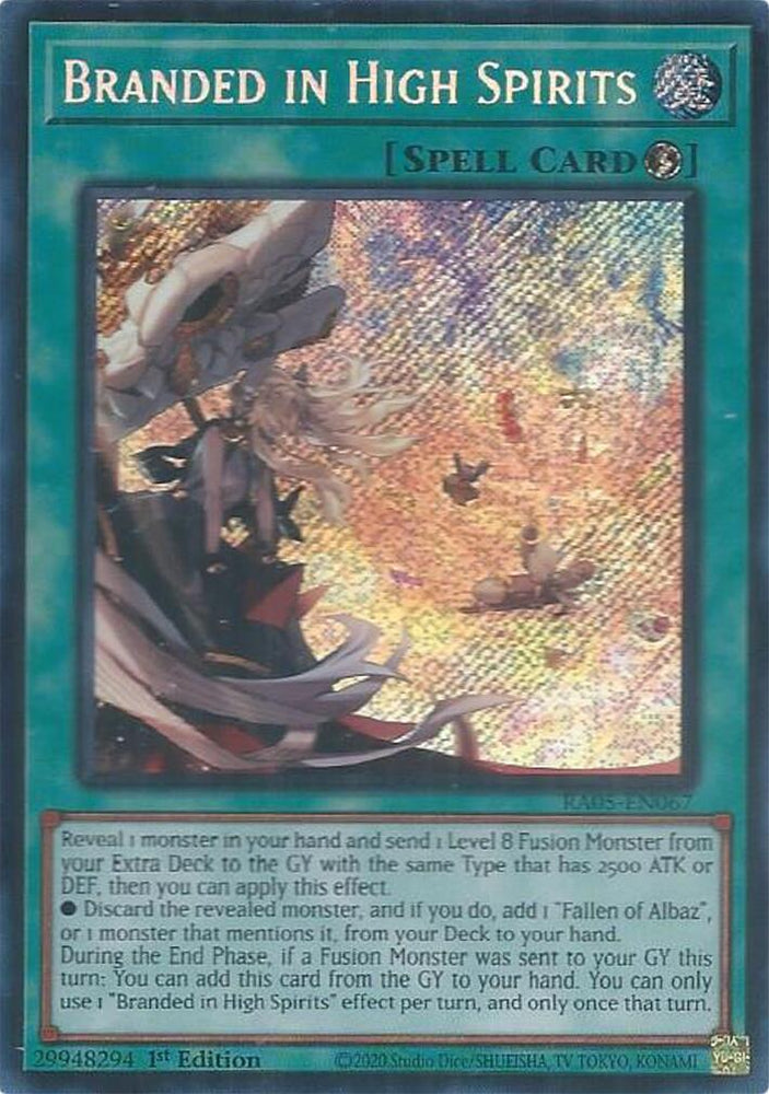 Branded in High Spirits (Secret Rare) [RA05-EN067] Secret Rare Yu-Gi-Oh!
