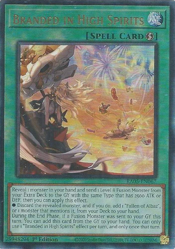 Branded in High Spirits (Ultimate Rare) [RA05-EN067] Ultimate Rare Yu-Gi-Oh!