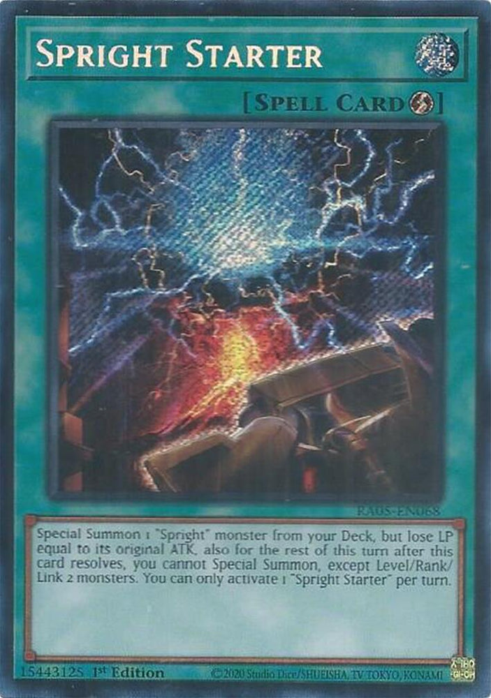 Spright Starter (Secret Rare) [RA05-EN068] Secret Rare Yu-Gi-Oh!