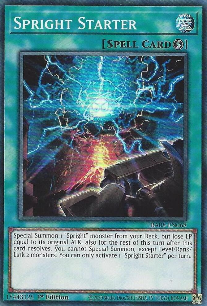 Spright Starter [RA05-EN068] Super Rare Yu-Gi-Oh!