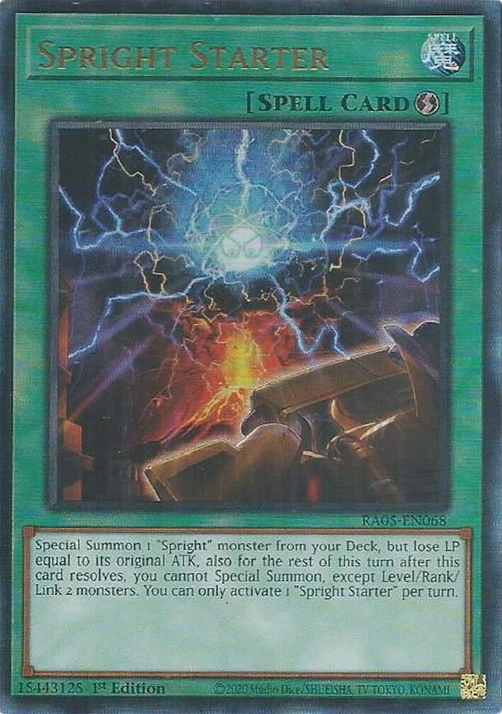 Spright Starter (Ultimate Rare) [RA05-EN068] Ultimate Rare Yu-Gi-Oh!