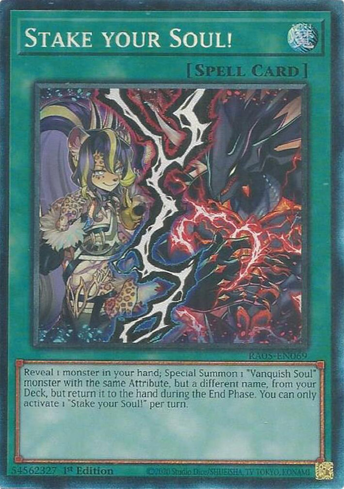 Stake your Soul! (Collector's Rare) [RA05-EN069] Collector's Rare Yu-Gi-Oh!