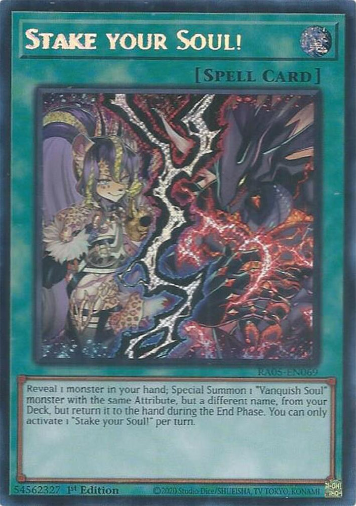 Stake your Soul! (Secret Rare) [RA05-EN069] Secret Rare Yu-Gi-Oh!