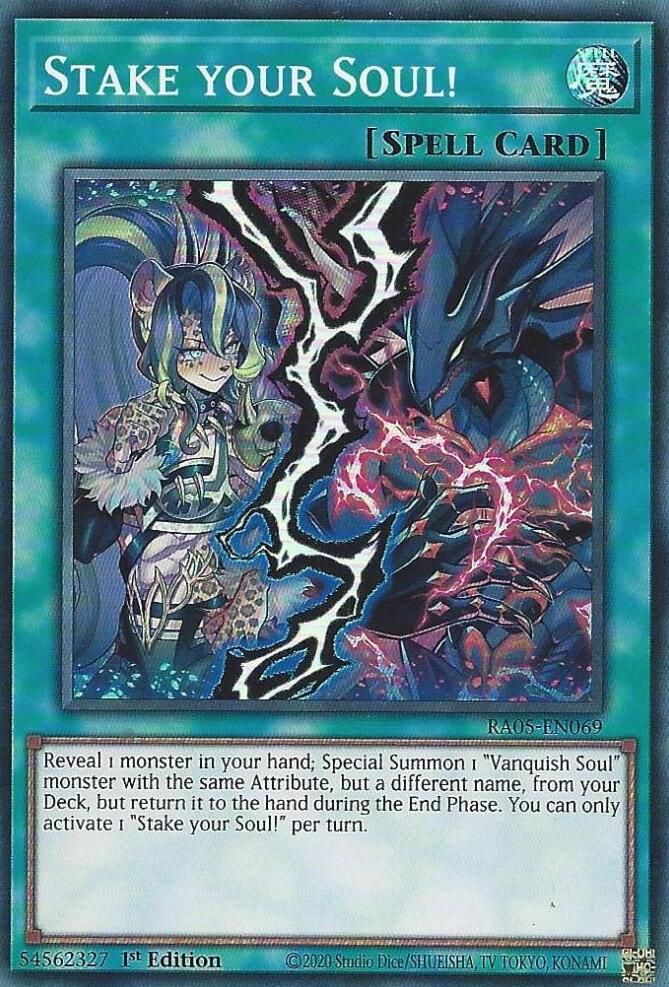 Stake your Soul! [RA05-EN069] Super Rare Yu-Gi-Oh!