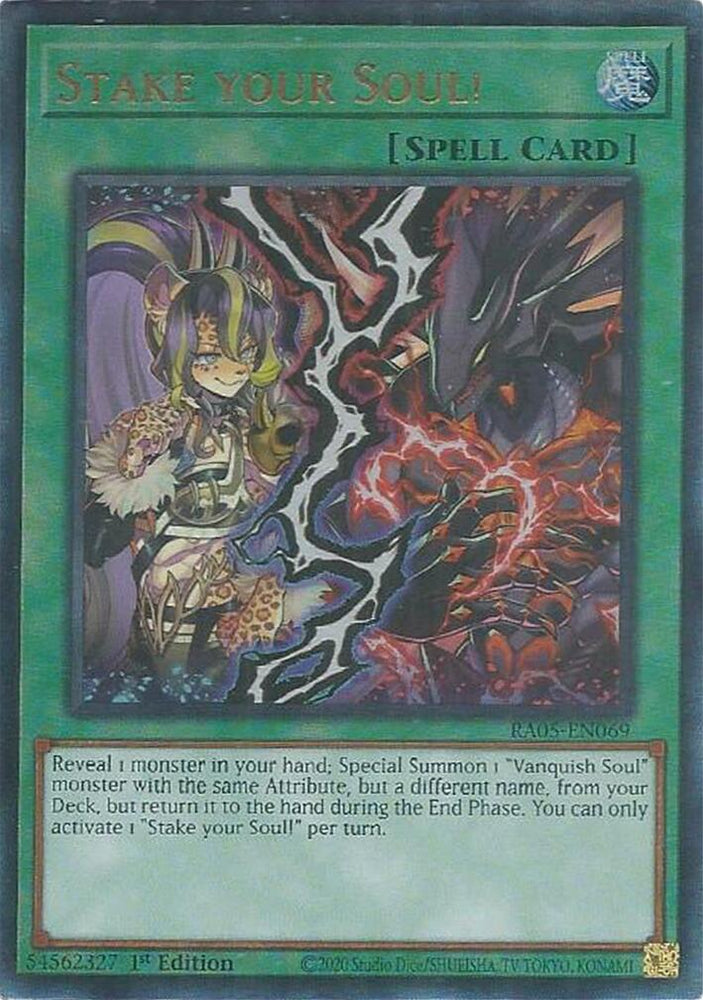 Stake your Soul! (Ultimate Rare) [RA05-EN069] Ultimate Rare Yu-Gi-Oh!