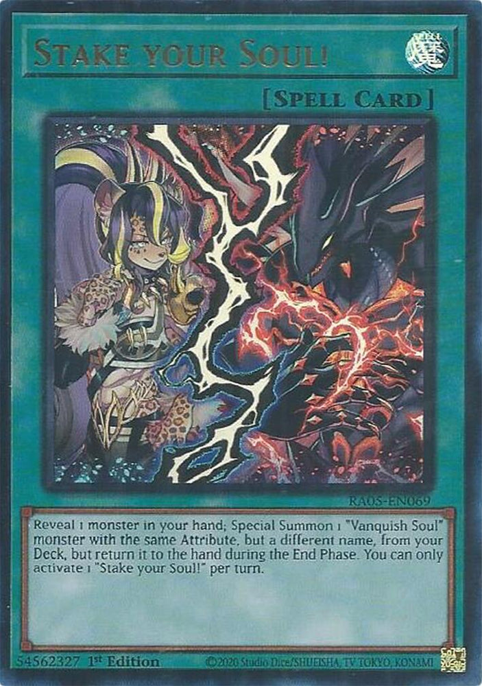 Stake your Soul! (Ultra Rare) [RA05-EN069] Ultra Rare Yu-Gi-Oh!