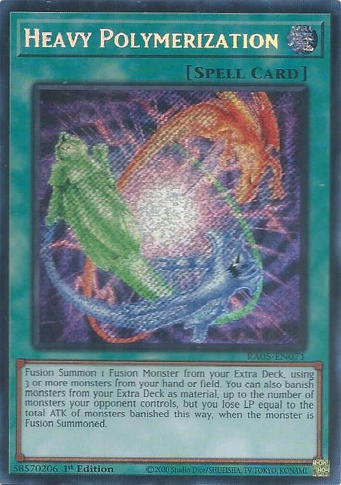Heavy Polymerization (Secret Rare) [RA05-EN071] Secret Rare Yu-Gi-Oh!