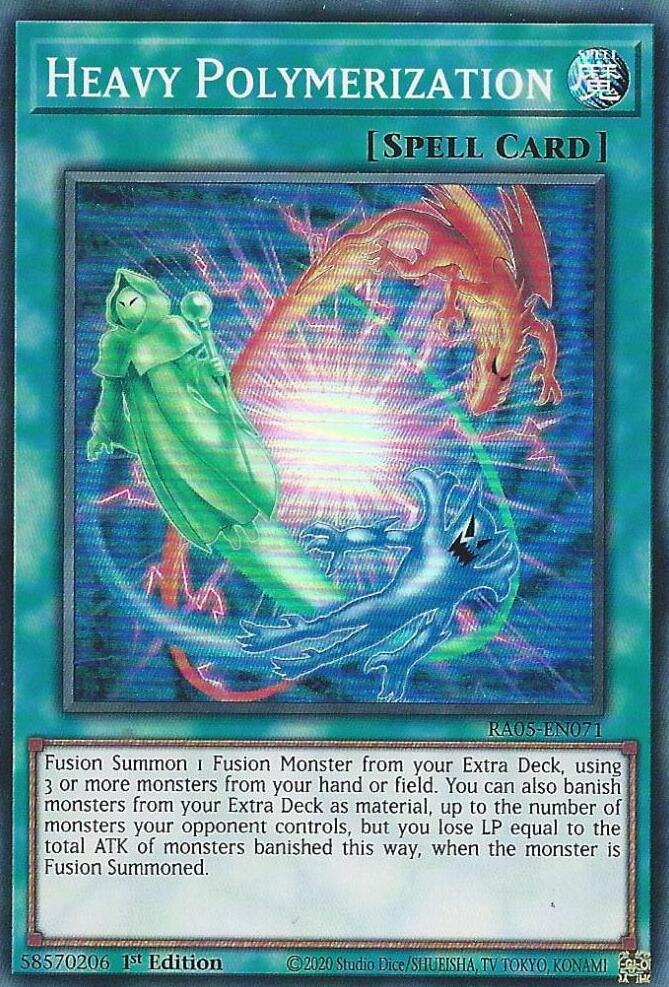 Heavy Polymerization [RA05-EN071] Super Rare Yu-Gi-Oh!