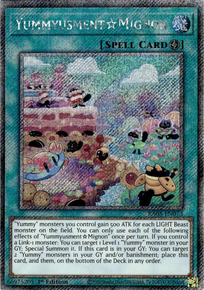 YummyusmentAcroquey (Platinum Secret Rare) [RA05-EN073] Platinum Secret Rare Yu-Gi-Oh!