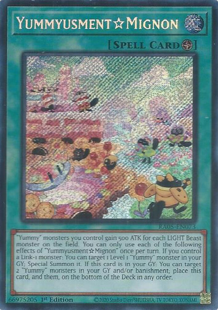 YummyusmentAcroquey (Secret Rare) [RA05-EN073] Secret Rare Yu-Gi-Oh!