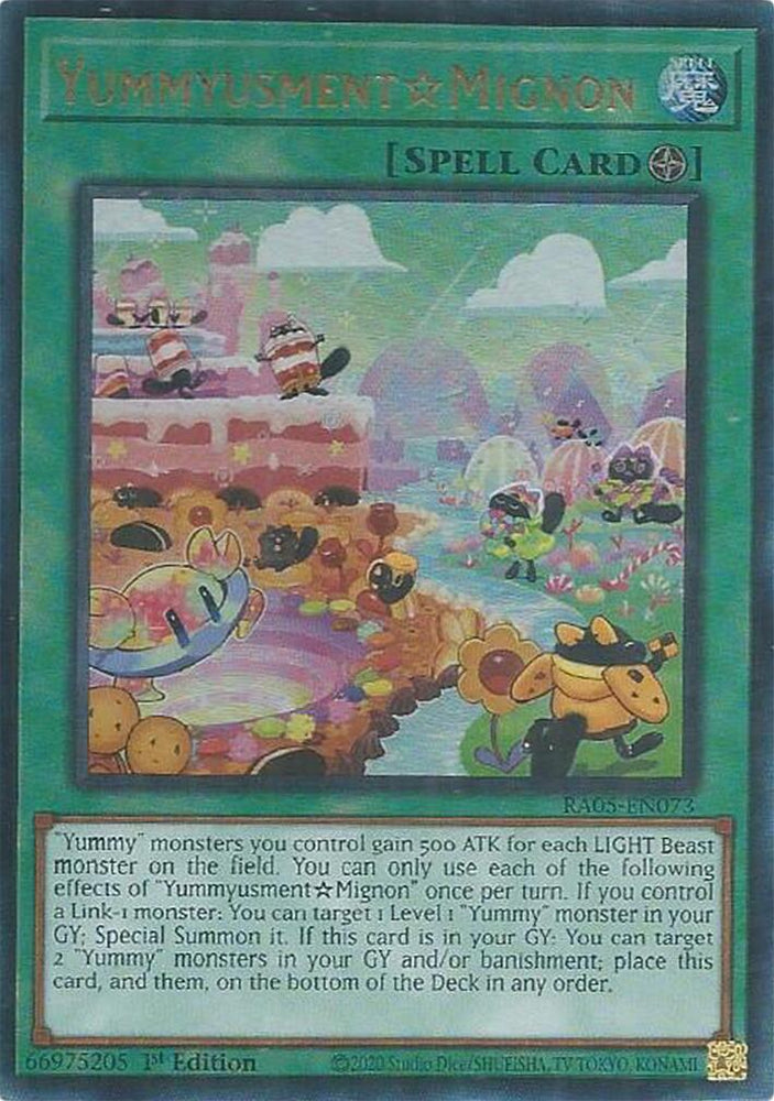 YummyusmentAcroquey (Ultimate Rare) [RA05-EN073] Ultimate Rare Yu-Gi-Oh!